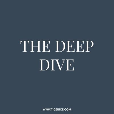 The Deep Dive Photography Mentoring with Tigz Rice