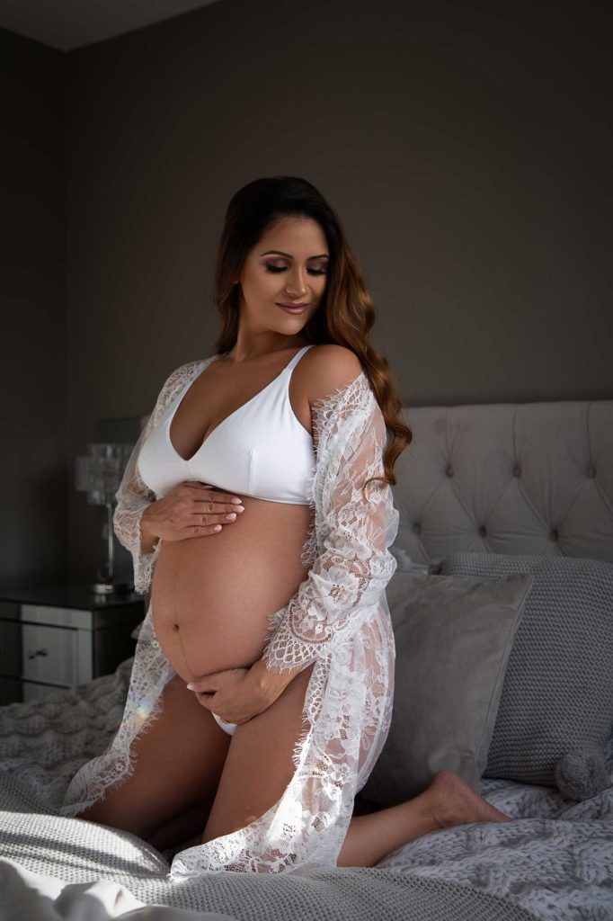Bea's Maternity Boudoir Shoot with UK Boudoir Photographer Tigz Rice Ltd 2020 | Hertfordshire Boudoir Photographer