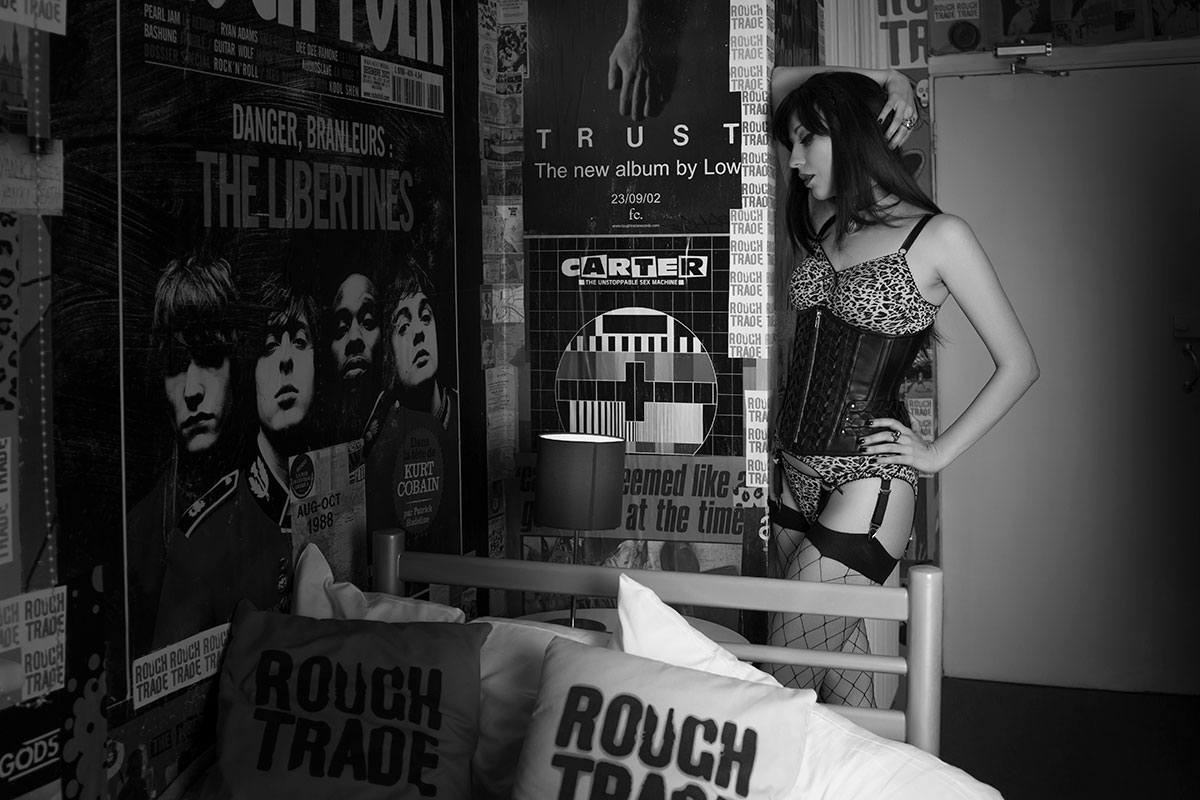 Rock N Roll Boudoir with Trixie Hell at Hotel Pelirocco © Tigz Rice Studios 2016